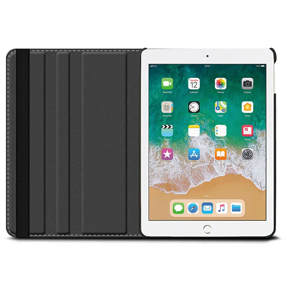 Умный чехол для Ipad Air 2 / 1 с вращающейся на 360 градусов подставкой из искусственной