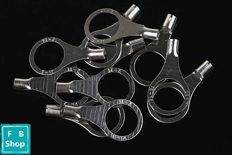 1000 шт RNB2-10 (тип к) неизолированный кольцевой терминал Электрический провод