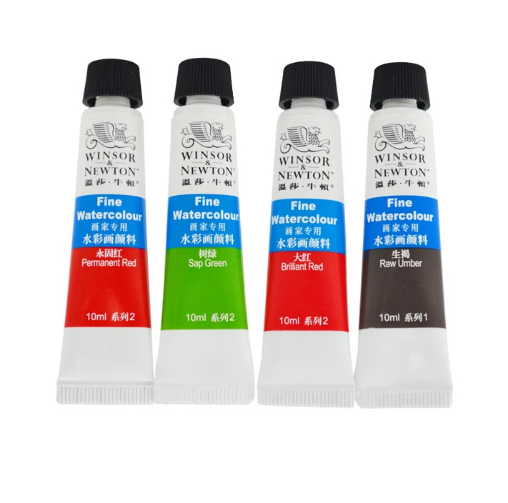 Тонкая Акварельная краска Winsor & Newton 10 мл одна штука|watercolour paint|winsor newton paintsnewton winsor |
