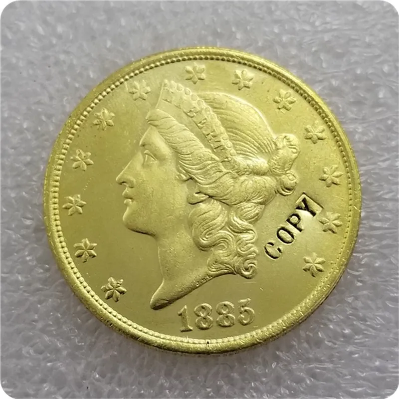 USA 1878-1893 $20 символ свободы двойной Eagle копия монет | Дом и сад