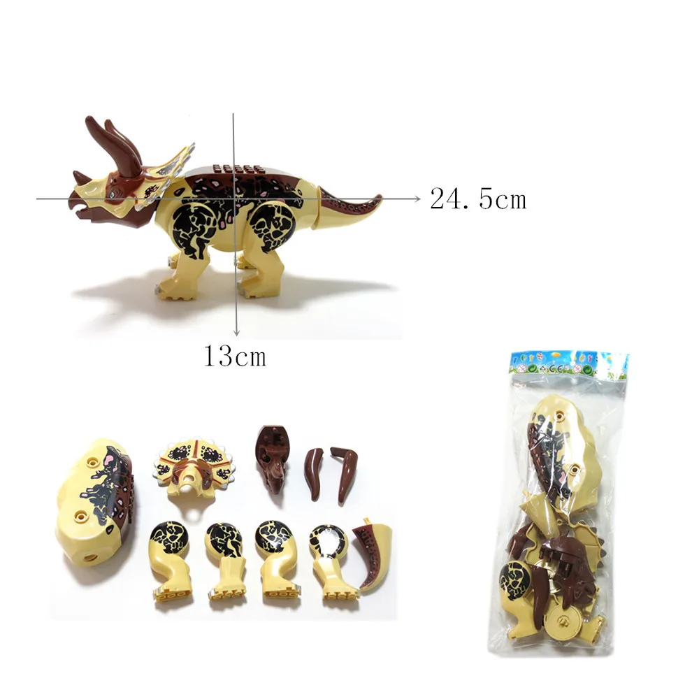 Мир Парк Юрского периода 2019 Раптор динозавр Tanystropheus Triceratops фигурки строительные