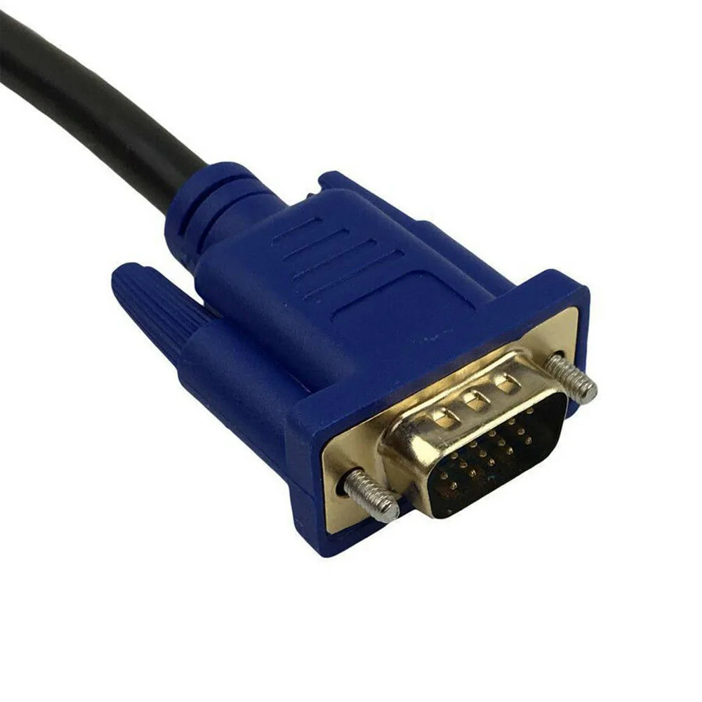 HDMI Золотой папа к VGA HD-15 15Pin конвертер адаптер кабель 6 футов 1 8 м 1080P | Электроника