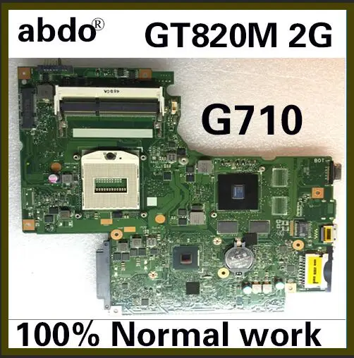 Abdo lenovo G710 DUMB02 MIAIN материнская плата для ноутбука PGA947 GT820M 2G HM87 DDR3 ТЕСТ ОК