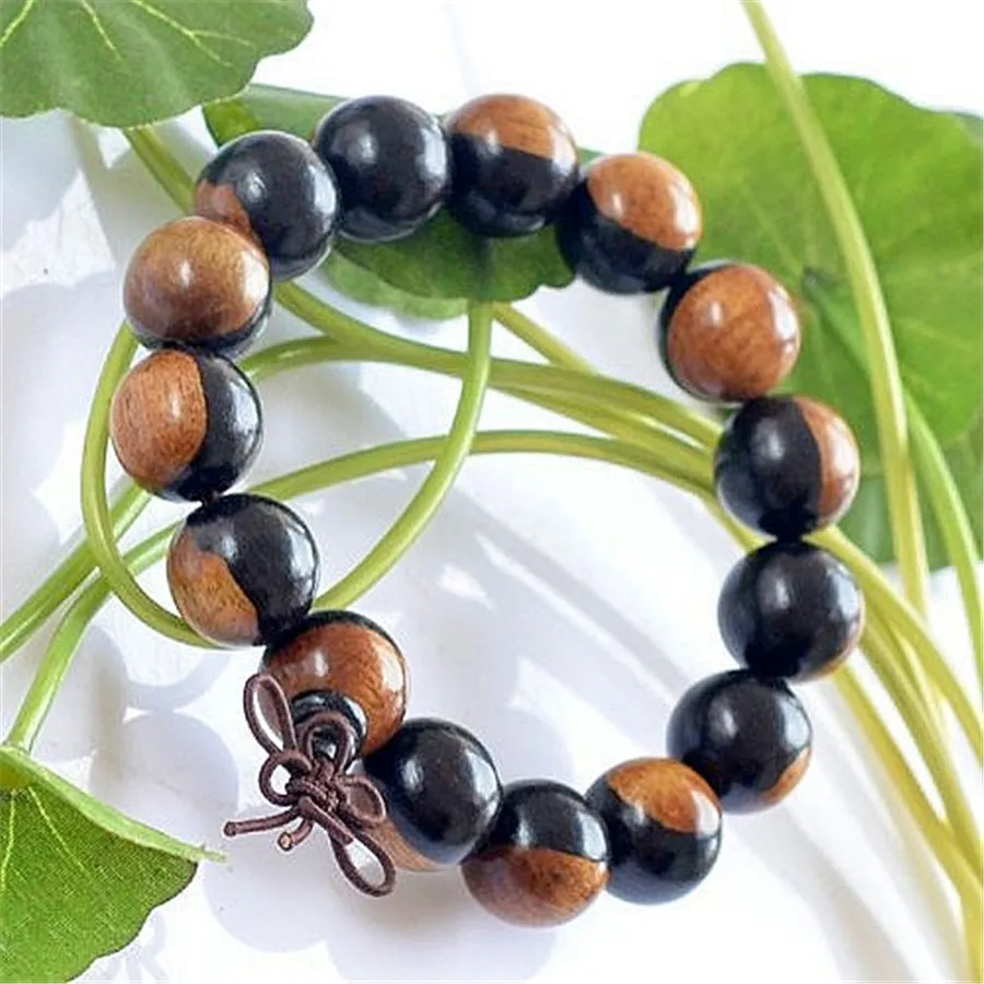 SEA MEW модные бусины Будды подлинный эбеновый шарм браслеты для женщин и мужчин