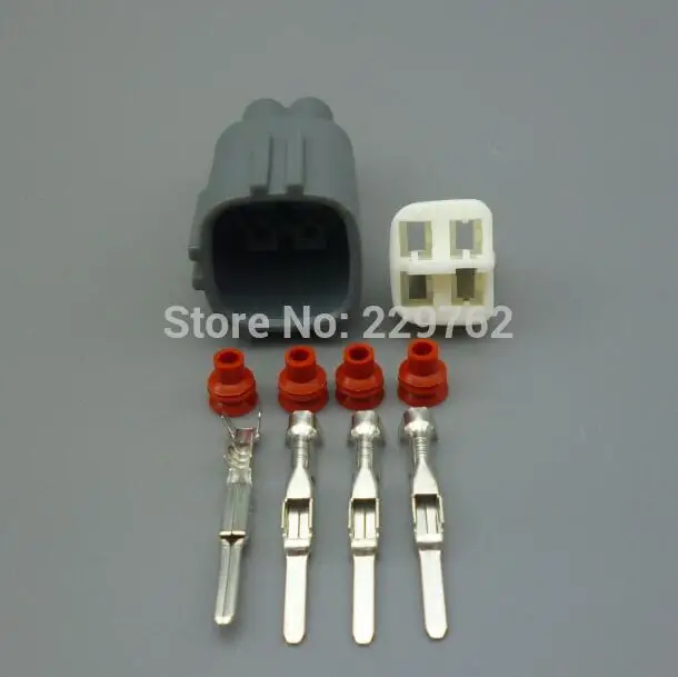 100sets male Shhworldsea 4 контактный разъем "мама"/"Сенсор соединитель переборки 6189-0629/90980-11028 6188-0517/90980-1 для Toyota 1JZ-GTE 2JZ-GTE O2 - Название цвета: 100sets male