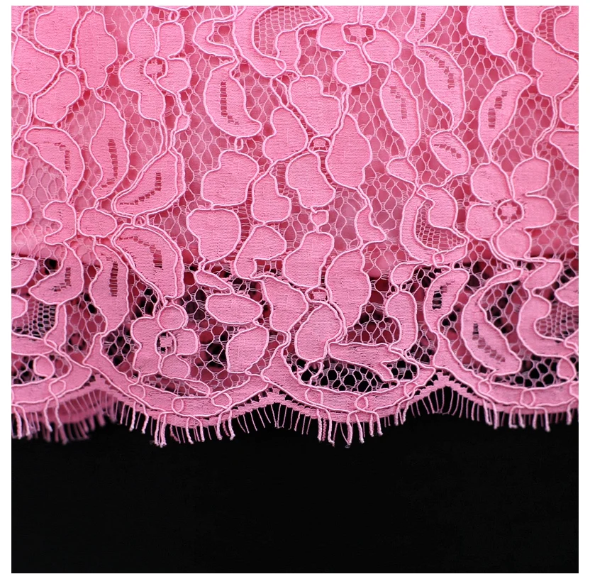 Летняя брендовая романтическая розовая детская юбка Детское кружевное платье