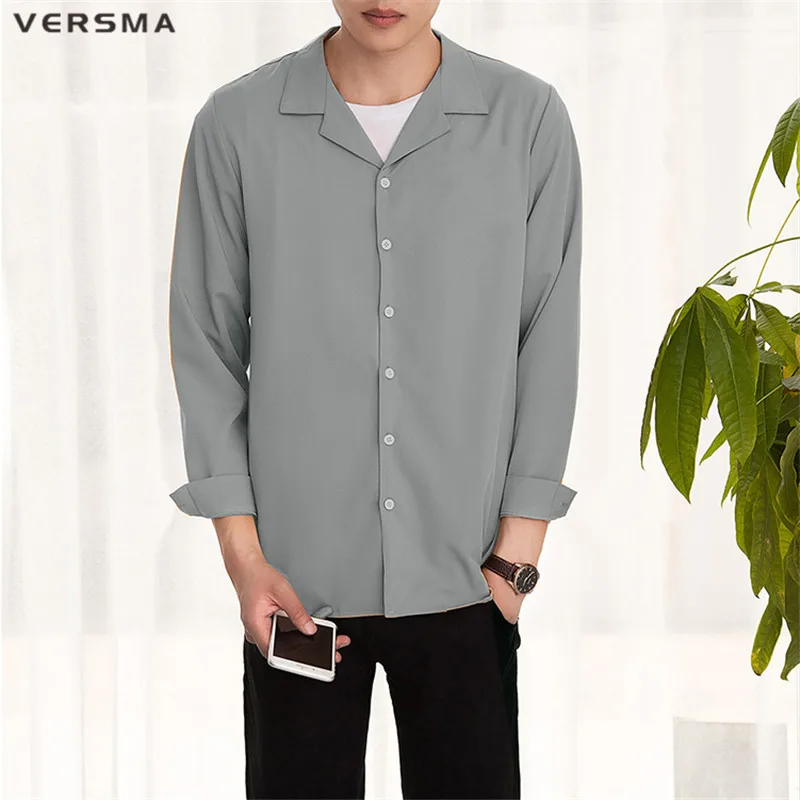 VERSMA 2018 в Корейском стиле Harajuku Ulzzang BF пижамы шифоновые рубашки для мужчин женщин