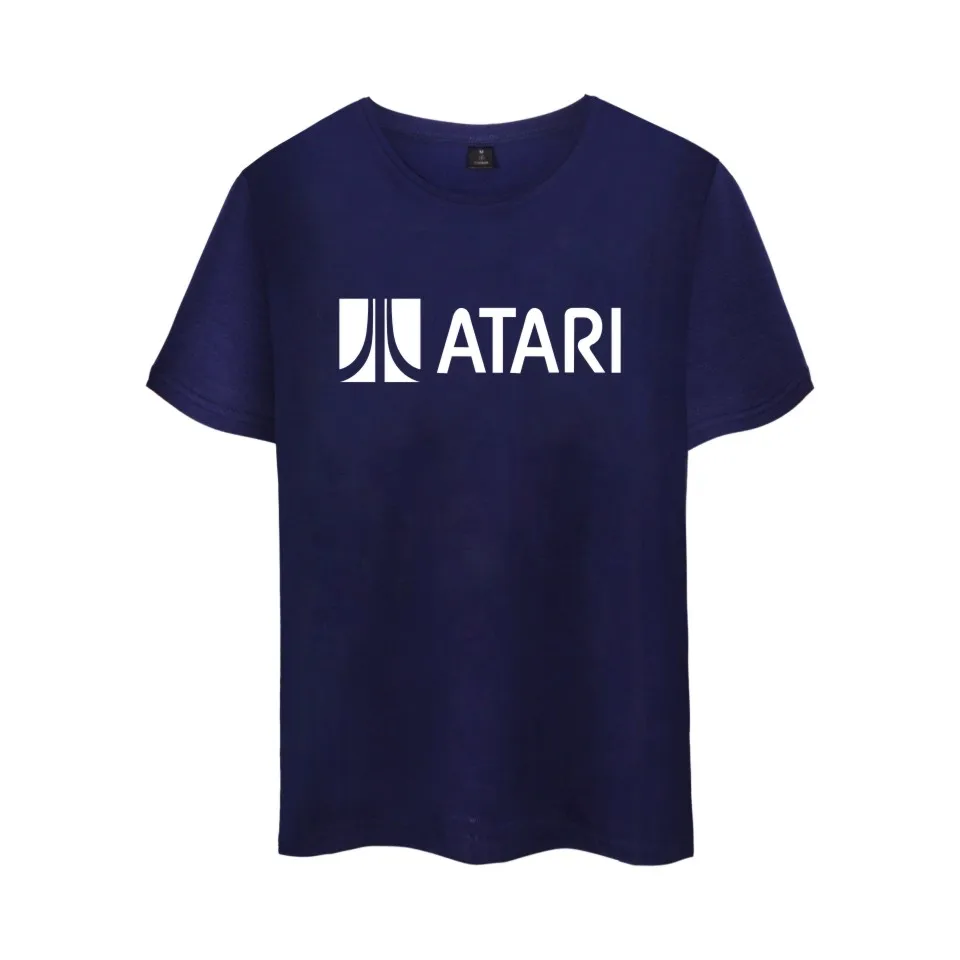Футболка ATARI с логотипом Atari летняя хлопковая футболка коротким рукавом для