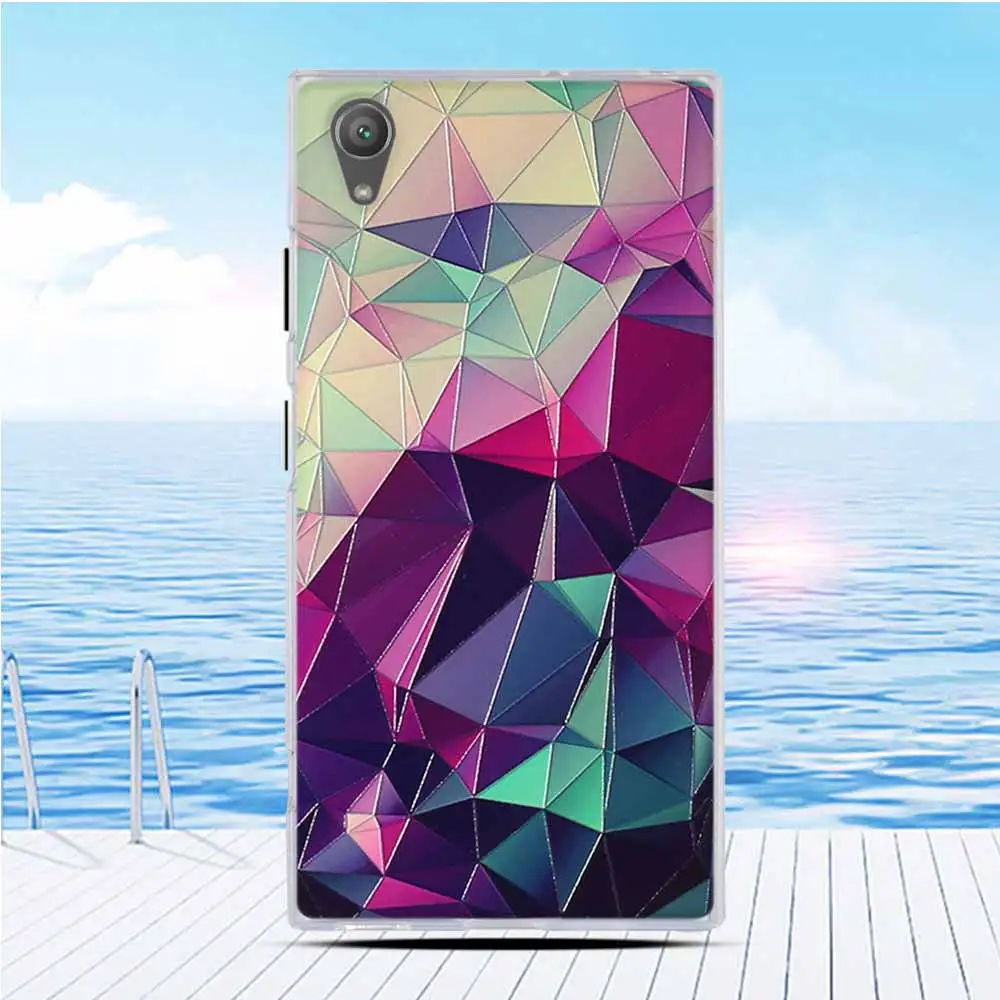 For Sony Xperia XA1 Plus Case Cartoon Flower Silicone Soft Back Cover XA 1 Bag | Мобильные телефоны и аксессуары