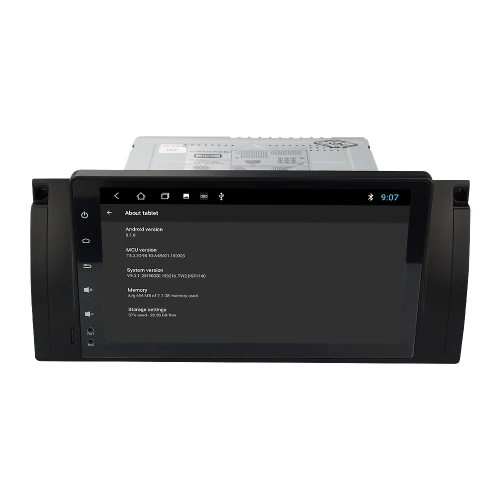 EKIY 9 ''IPS 8 ядер Android 1 Din автомобильный Радио мультимедийный плеер для BMW X5 M5 E53 E39 5