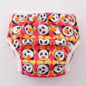 Print 2 JinoBaby подгузники для плавания ming тканевые купальные купальники с подгузниками милые многоразовые купальные подгузники для NB-24Months - Цвет: Print 2