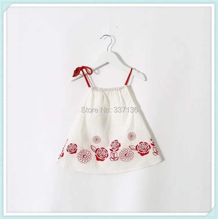 Rose kids wear New design 2015 summer girls dress princess baby clothes children free shipping | Детская одежда и обувь
