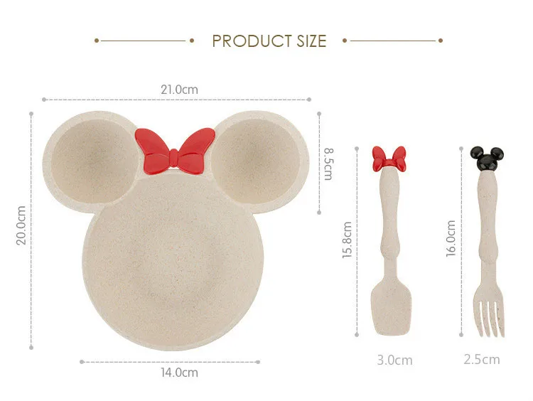 Набор посуды для детей 3 шт./компл.|feeding set|kids bowlchild plate set |