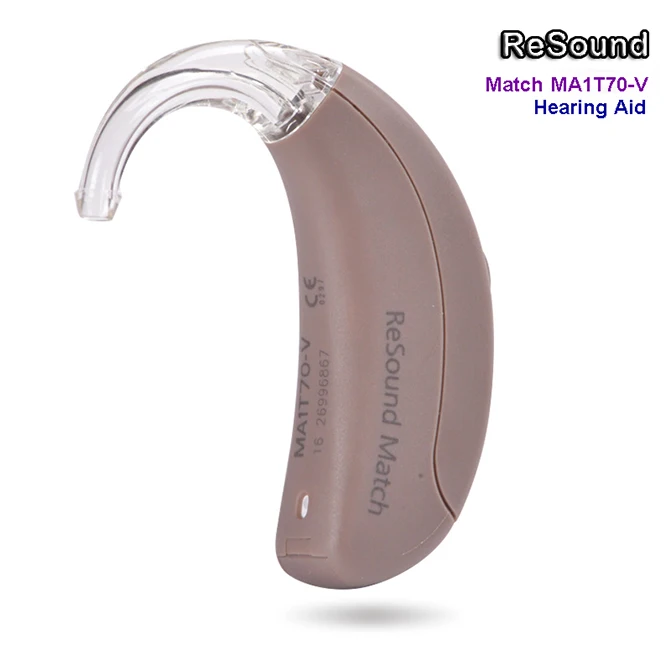 MA1T70-V GN ReSound MATCH MA2T80-V BTE слуховые аппараты для пожилых людей 3-Канальный Цифровой Беспроводной Telecoil слуховой аппарат усилитель звука - Цвет: MA1T70-V
