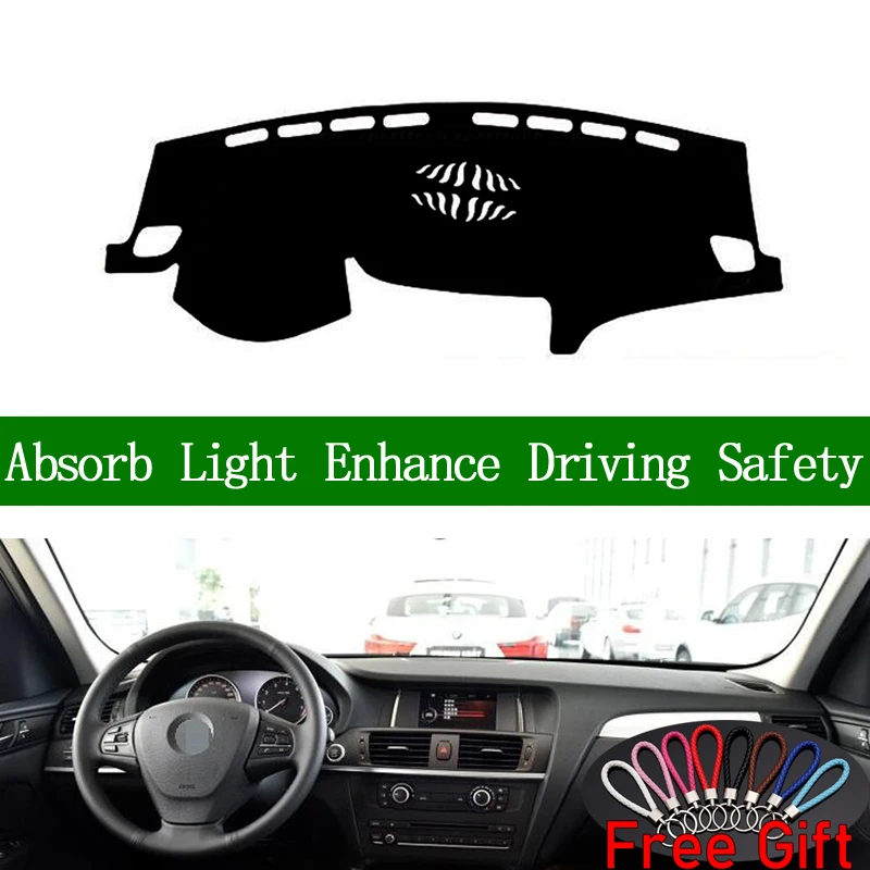 

Противоскользящий коврик для приборной панели BMW X3, 2013, 2014, 2015, 2016, автомобильные наклейки, аксессуары для интерьера