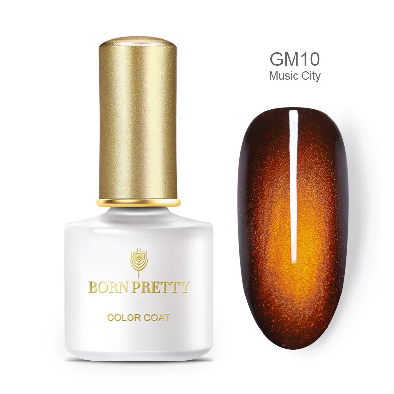 Glamorous BPGM10 BORN PRETTY 6 мл Гель-лак для ногтей магнитный эффект кошачьих глаз УФ-гель гламурный Хамелеон Гель-лак замачиваемый УФ светодиодный лак - Цвет: Glamorous BPGM10