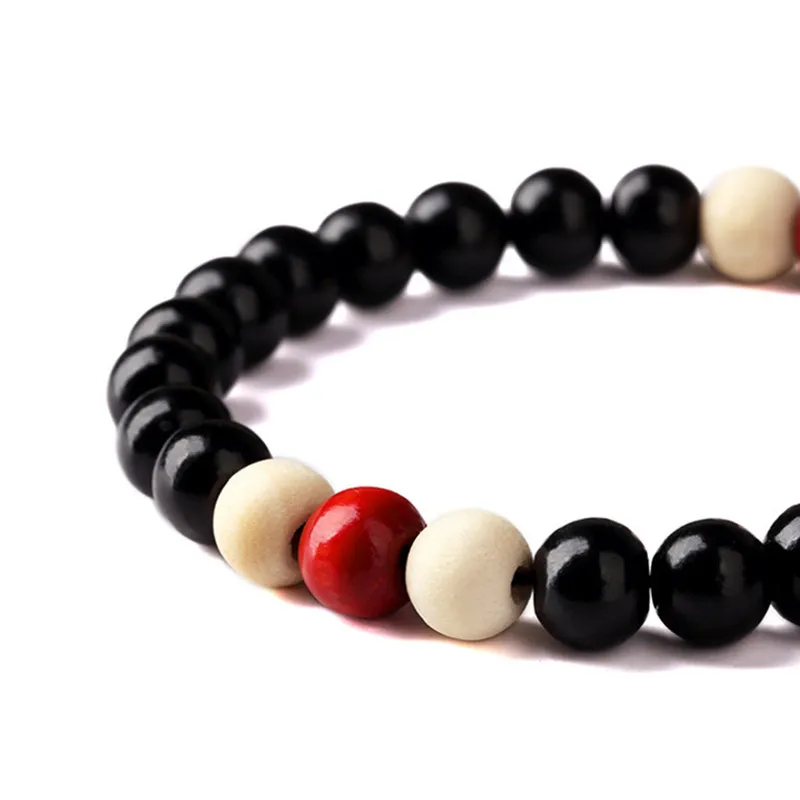 New Fashion Men Wood Beads Bracelets Sandalwood Buddhist Buddha Meditation Prayer Yoga Bead Bracelet Wooden Jewelry | Украшения и