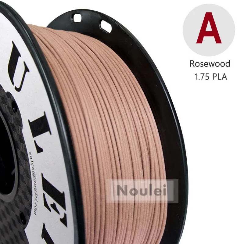 Rosewood Noulei нить для 3D-принтера, цвет древесины PLA, 1,75 мм, материалы для 3d-печати pla, дерево, 1 кг, материалы для 3D-принтера - Цвет: Rosewood