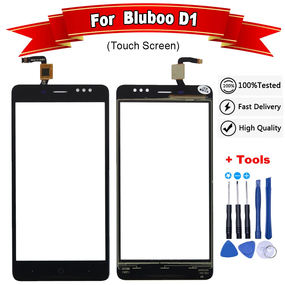Сенсорный экран 5 2 дюйма для Bluboo D1 дигитайзер передняя стеклянная панель внешний