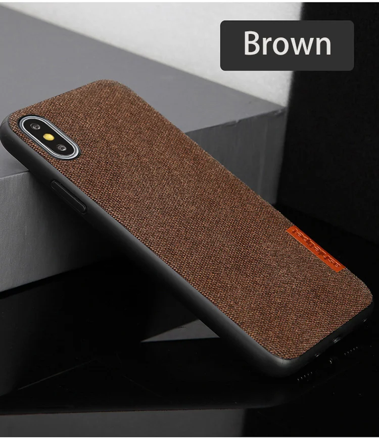 Винтажный тканевый чехол для телефона для iPhone 11 11 Pro 11 max XS XR XSmax 5 5S SE 6 6S 7 8 plus анти-осенний ультратонкий защитный чехол