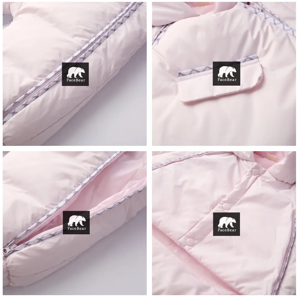 Warm winter ! 2017 new infant boys girls snowsuit white duck down Winter baby jumpsuits clothes | Детская одежда и обувь