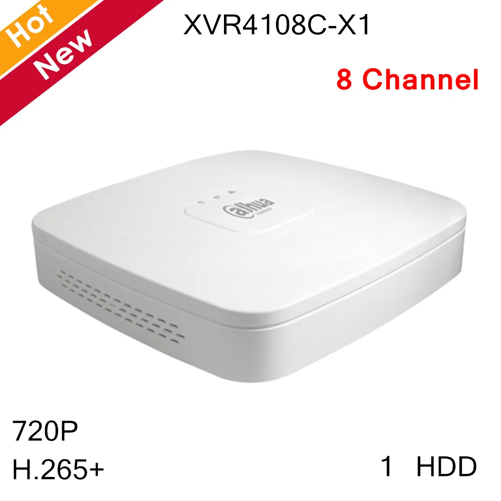 Видеорегистратор Dahua серии XVR 8 каналов Lite 720P H.265 + поддерживает 1 SATA HDD до 10 ТБ