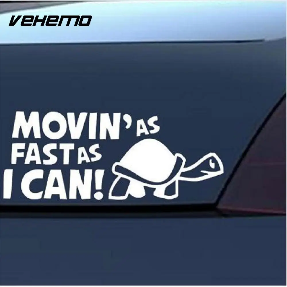 MOVIN'S быстро как я могу автомобиля Стикеры надписи DIY защитная пленка