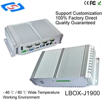high quality fanless industrial pc support wireless 3g wifi modem industrial computer mini box pc