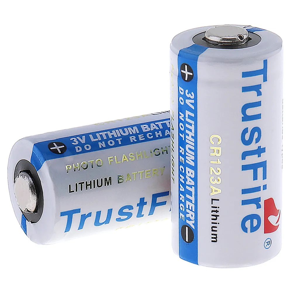 TrustFire 3 в 1400 мАч 16340 CR123A литиевая батарея с предохранительным клапаном