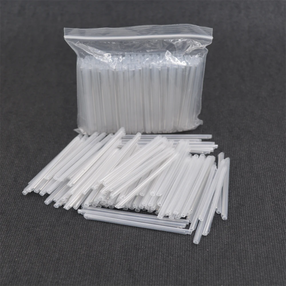 Premium Dia 2.5mm Fiber Optic Fusion Splice Protection Sleeves 60mm Heat Shrinkable Tube Clear -1000PCS