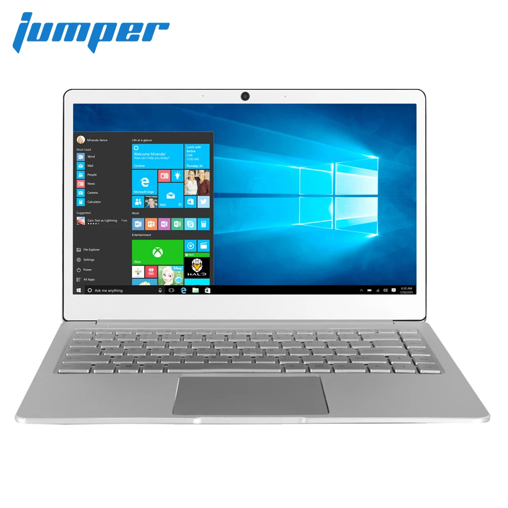 Джемпер EZbook X4 ноутбук 14 дюймов IPS клавиатура с подсветкой ноутбука Intel Celeron J3455 6 ГБ