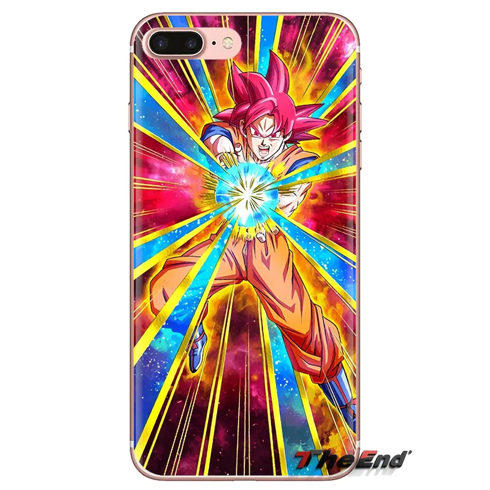 Для Xiaomi Redmi 4A S2 Note 3 3S 4 4X 5 Plus 6 7 6A Pro Pocophone F1 мягкие прозрачные чехлы DRAGON BALL Z Super Saiyan God