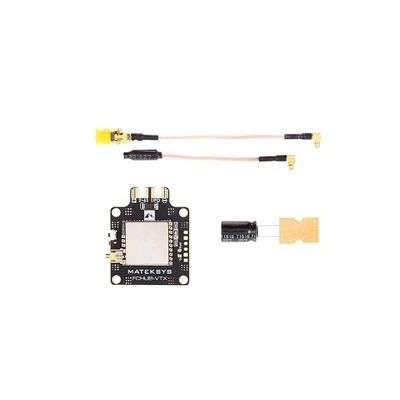 

Matek Systems FCHUB-VTX 6~27V PDB 5V/1A BEC w/ 5.8G 40CH 25/200/500mW Switchable RC Drone Video Transmitter