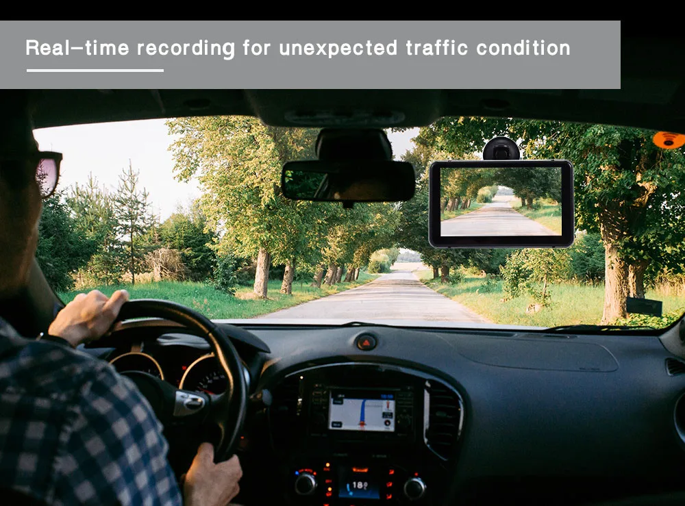 Vrfel 7 дюймов GPS навигации Android DVR видеокамера Bluetooth mt8127 quad core Sat Nav навигатор камера