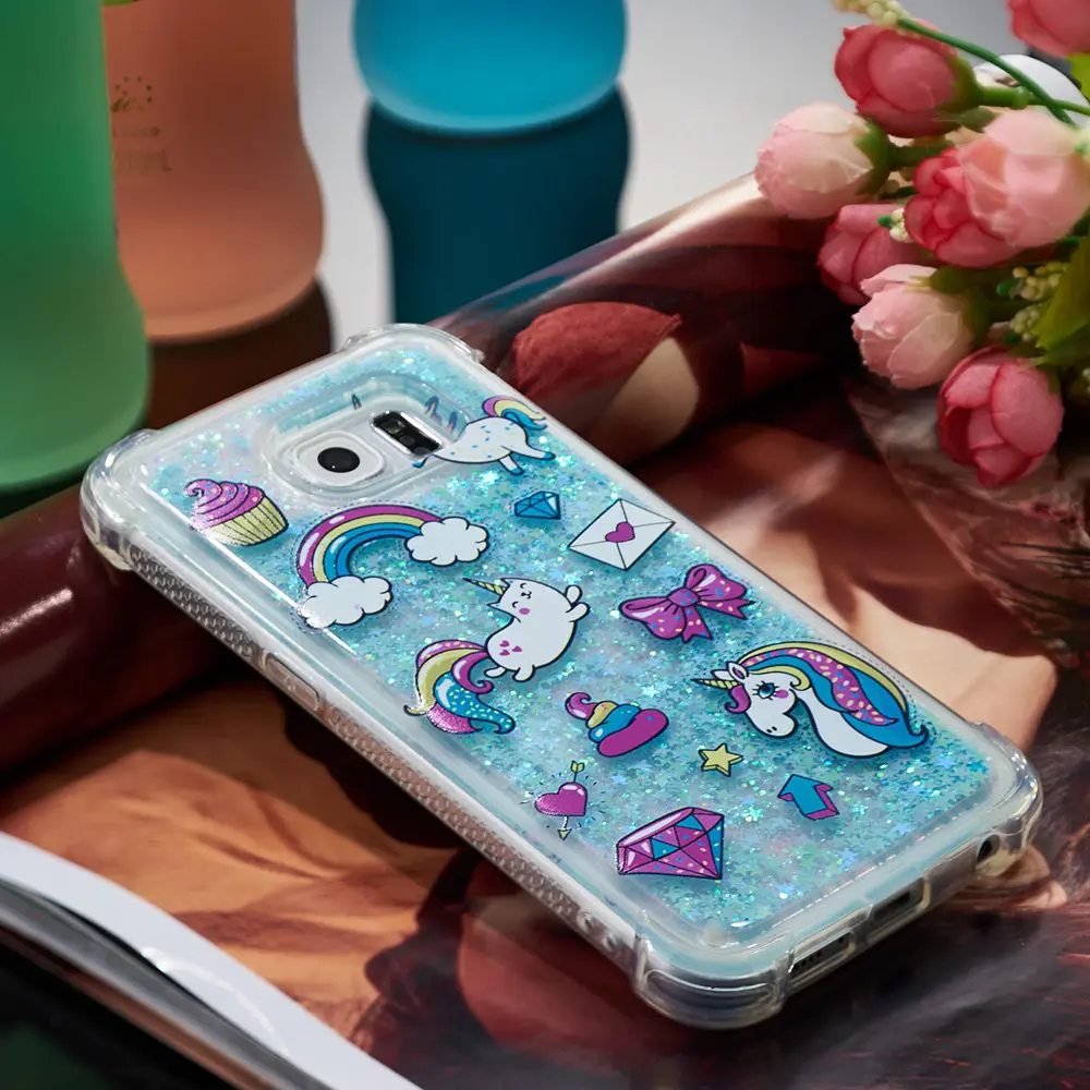 Блестящий чехол со звездами для Samsung Galaxy S6 S 6 G920 G920F G920FD SM-G920F SM-G920W8 |