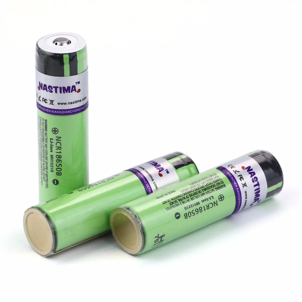 NASTIMA 8 шт. NCR18650B батарея 3 7 v 3400mAh 100% оригинальная перезаряжаемая литиевая с защитой
