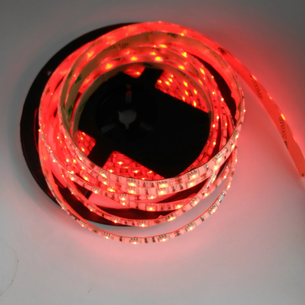 5 м/лот 300 светодиодов DC12V 5050 RGB SMD5050 гибкий светильник Водонепроницаемая IP65 белая