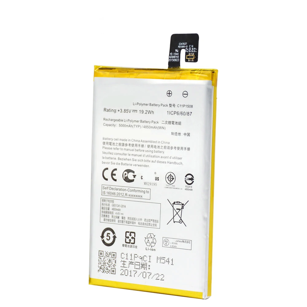 Запасной Батарея C11P1508 для ASUS Zenfone max ZC550KL 5000Z Z010AD Z010DA Z010DD Z010D 4850/5000 мАч Одежда