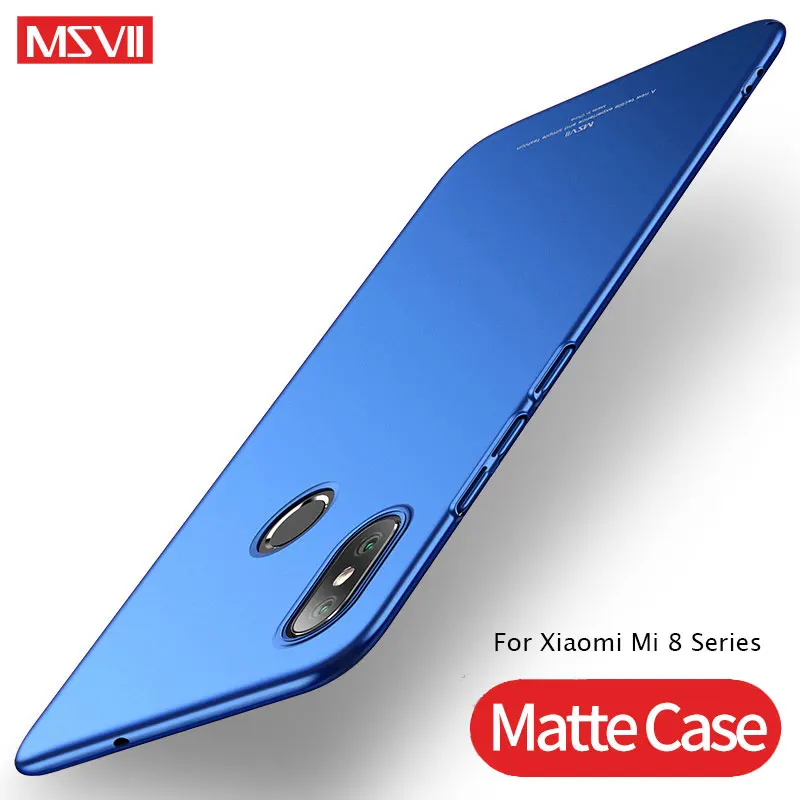Чехол Msvii для Xiaomi mi 8 mi 8 Pro чехол матовый чехол для Xiaomi mi 8 SE mi 8 Lite чехол жесткий чехол Xiomi mi 8 SE Lite 8 Explore ore