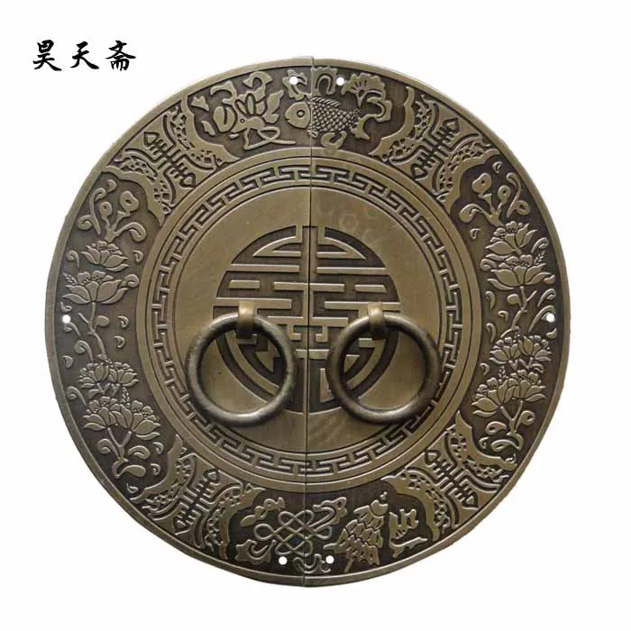 

[Haotian Вегетарианская] антикварная мебельная медная фурнитура Ming and Qing/ручка шкафа/ручка из меди, Классическая Ручка