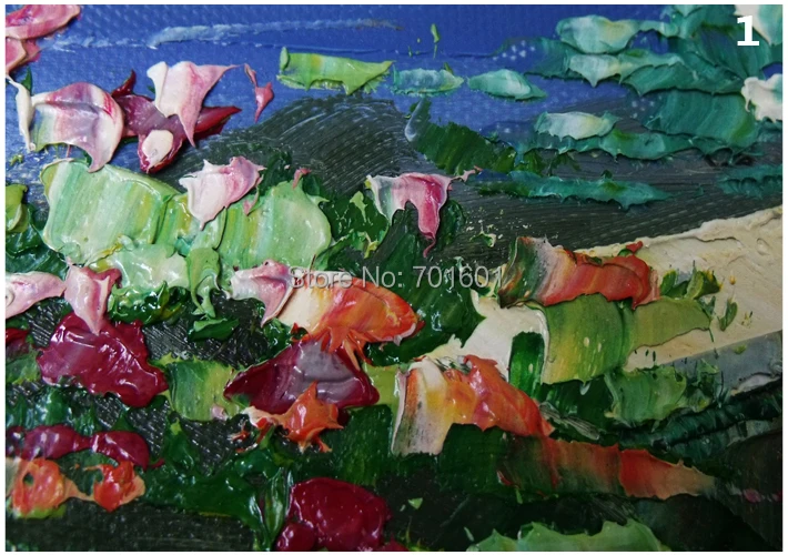 FREE SHIPPING HANDPAINTED canvas oil paintings 20x25CM Mediterranean landscape NO PRINT modern art deco AP0014 | Дом и сад