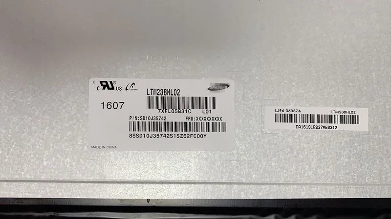 ЖК-панель Samsung LTM238HL02 23 8 &quotFHD 1920x1080 для ideaccomm AiO 700 P/N SD10J35742