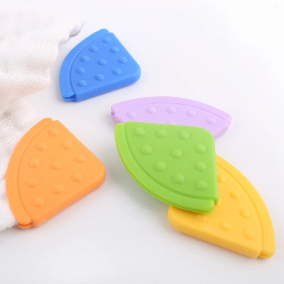 Bite Bites 5PC Bibs Accessories Baby Corner Teether BPA Free Safe And Natural Solid Color | Мать и ребенок