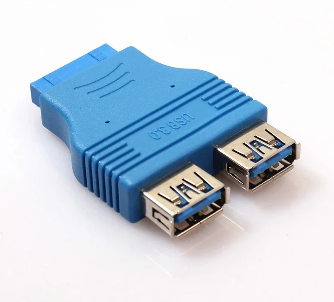 Материнская плата KEFU USB 3 0 50 шт./лот 20P гнездо к двойному гнезду адаптер |