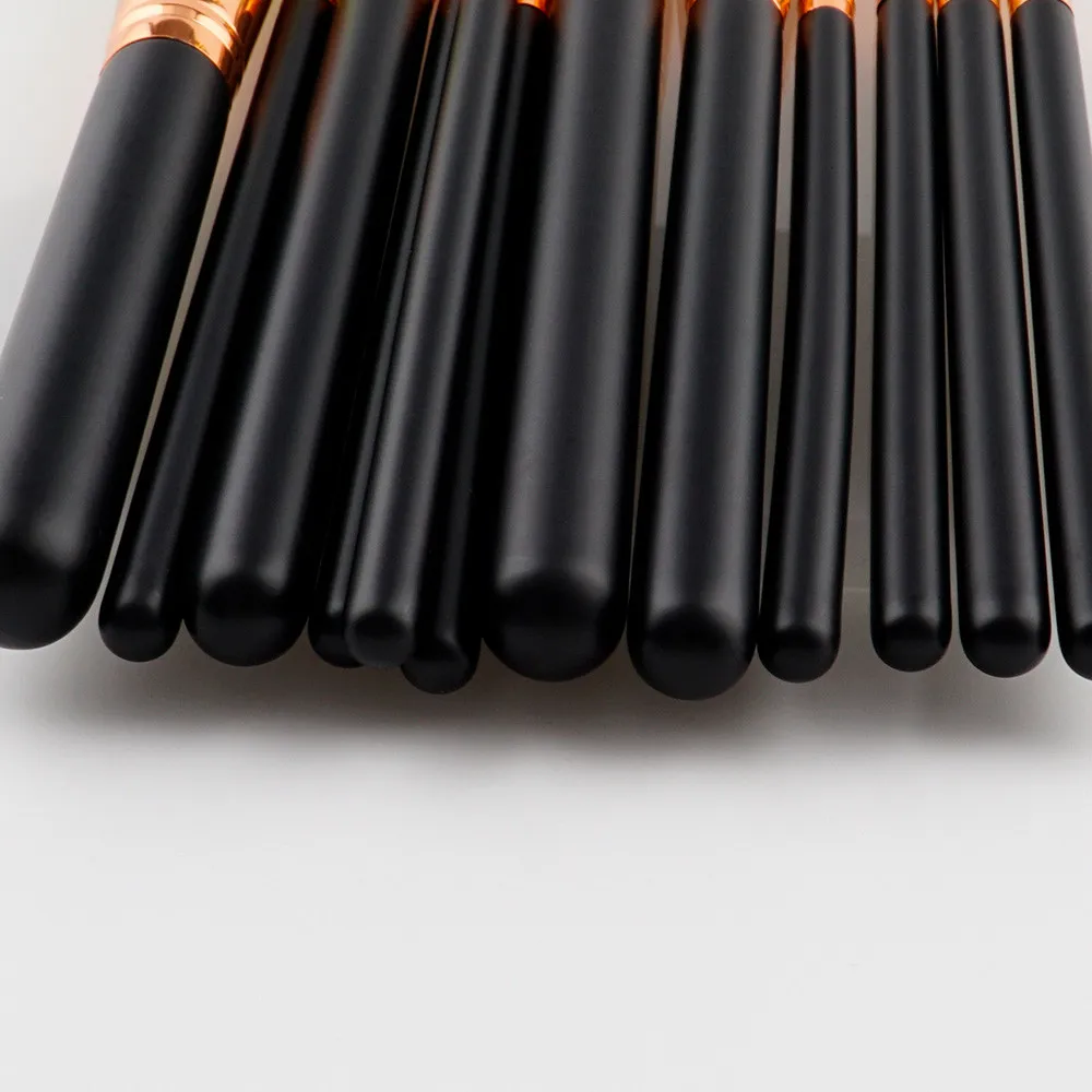 12 шт. Профессиональный набор кистей для макияжа пудра тени век подводка глаз