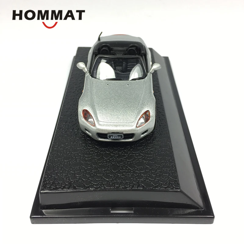 HOMMAT Simulation 1/43 Honda S2000 конвертируемая спортивная модель автомобиля литая модель игрушечного автомобиля Коллекционная модель автомобиля игрушки для детей
