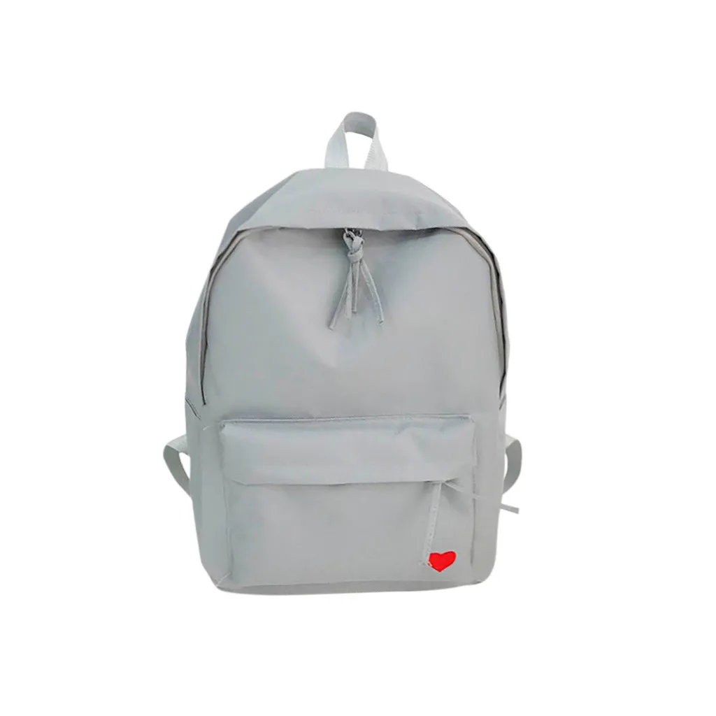 B Водонепроницаемый женский рюкзак в японском стиле, однотонные рюкзаки Mochila Feminina Mujer, дорожная сумка для девочек-подростков, школьный ранец 7,2 - Color: B