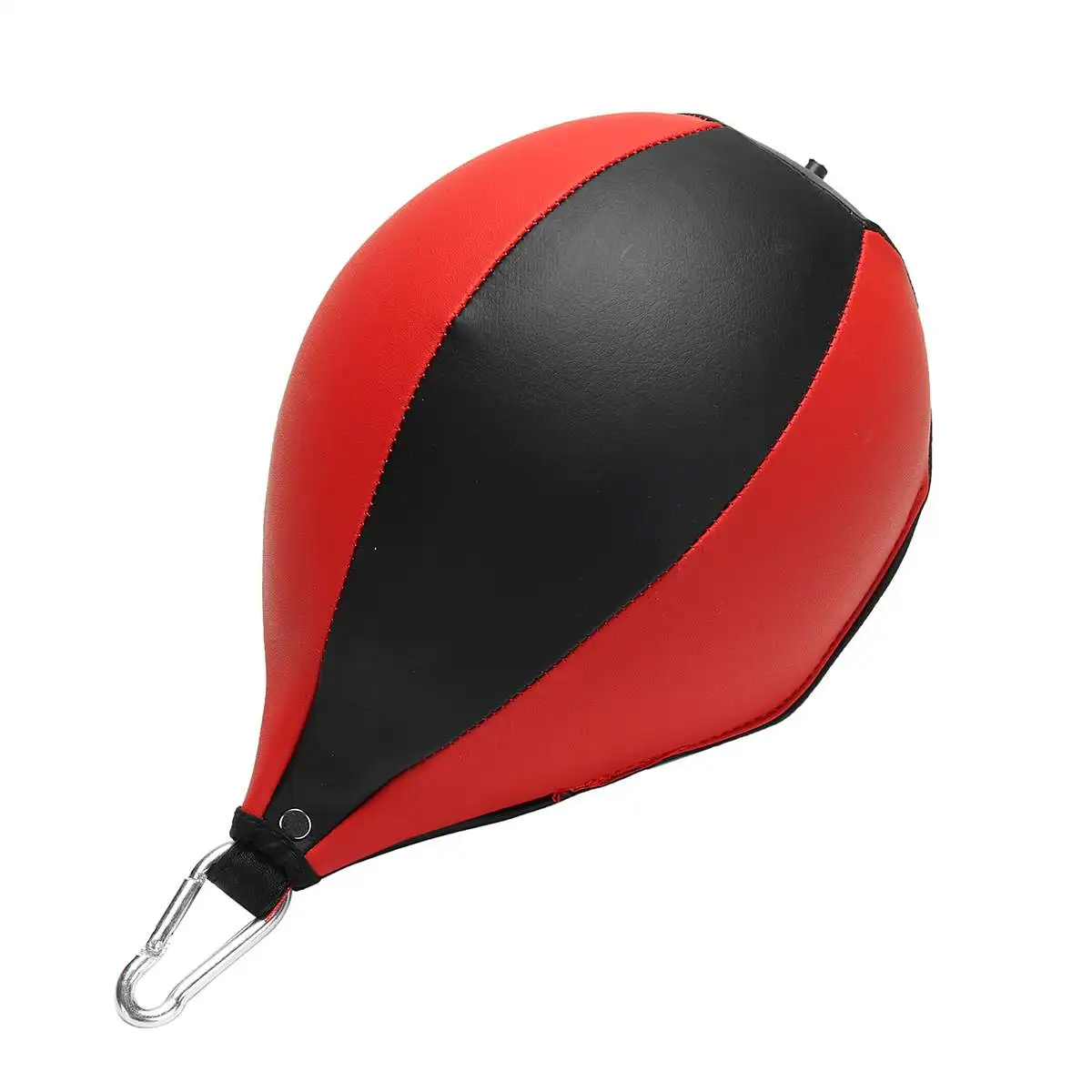 black red Двойной конец мешок Бокса Скорость мяч висячая сумка надувной тайский фитнес пробивая скорость мешок скорости мяч - Цвет: black red