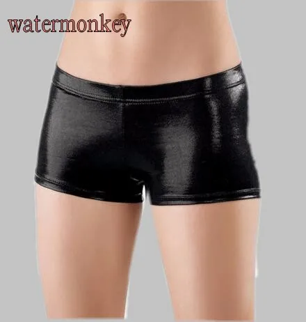 Блестящие балетные танцевальные шорты с низкой талией женские для тренировок