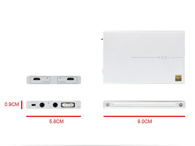 Topping NX2S ультра тонкий HIFI DAC портативный усилитель для наушников LMH6643+ OPA1652 9 мм ультра тонкий усилитель